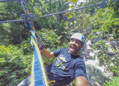 Montego Bay: Dunns Katamaran Segeln & Schnorcheln mit Zipline