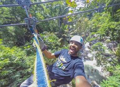 Montego Bay: Dunns Katamaran Segeln & Schnorcheln mit Zipline