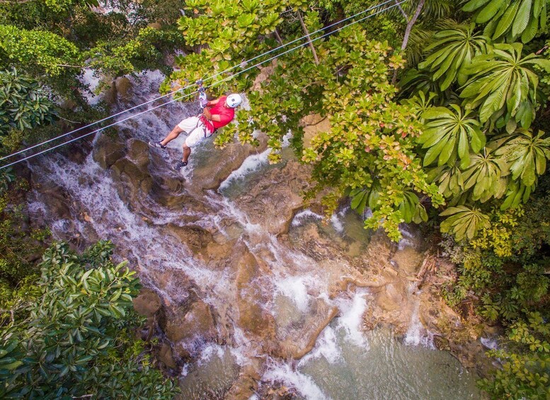 Picture 5 for Activity Montego Bay: Dunns Catamaran Sail & Snorkel with Zipline