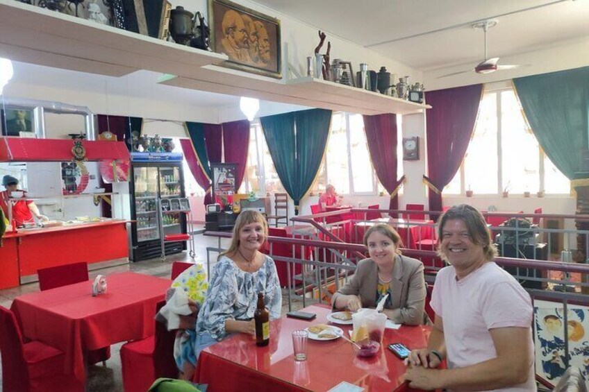 in the Soviet canteen