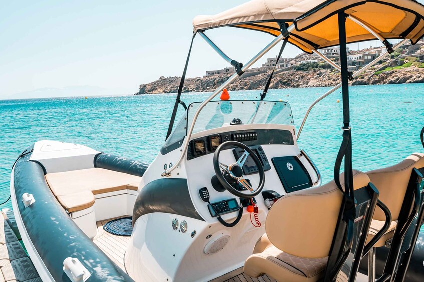 Picture 9 for Activity Mykonos: Customized Private RIB Cruise with Swim Stops