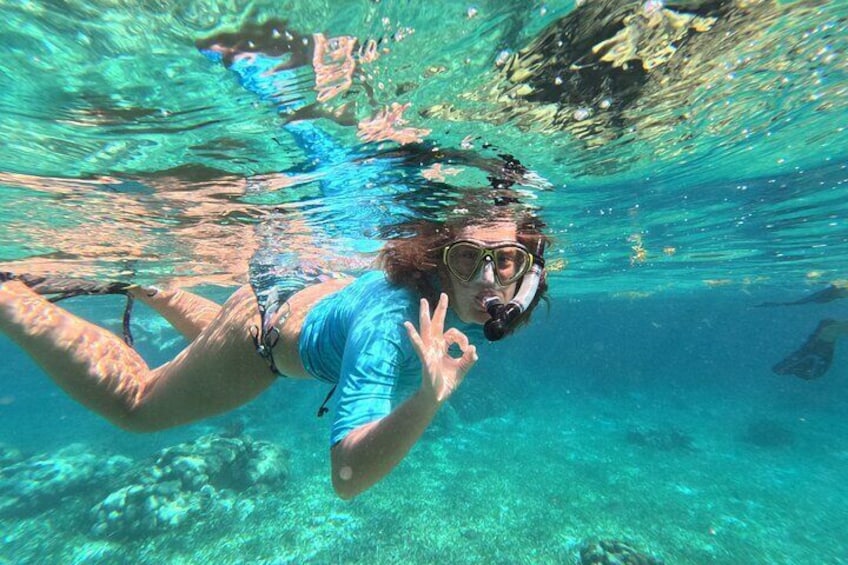 Let's snorkel Hol Chan the Best Marine Reserve in Belize