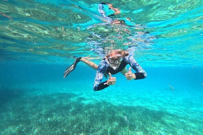 Let's snorkel Hol Chan the Best Marine Reserve in Belize