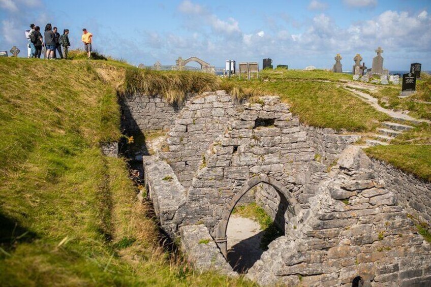 The sunken church!