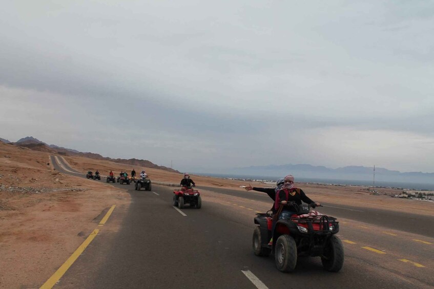 Picture 1 for Activity From Sharm: Dahab Day Trip with Desert Safari and Camel Ride