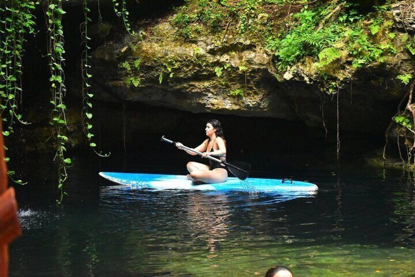 Swim in 2 beautiful cenotes