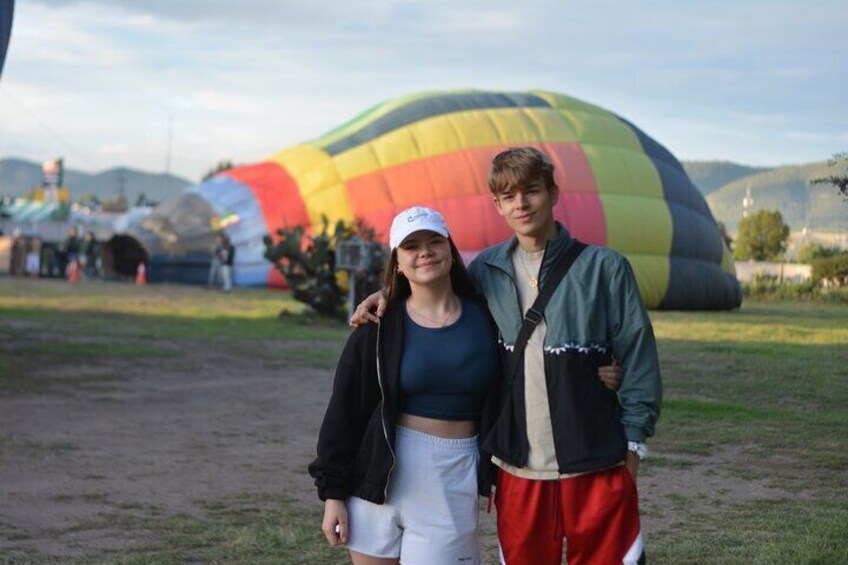 Hot Air Flight with Breakfast in a Cave