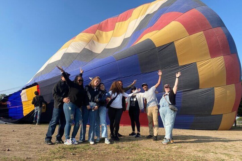 Hot Air Flight with Breakfast in a Cave