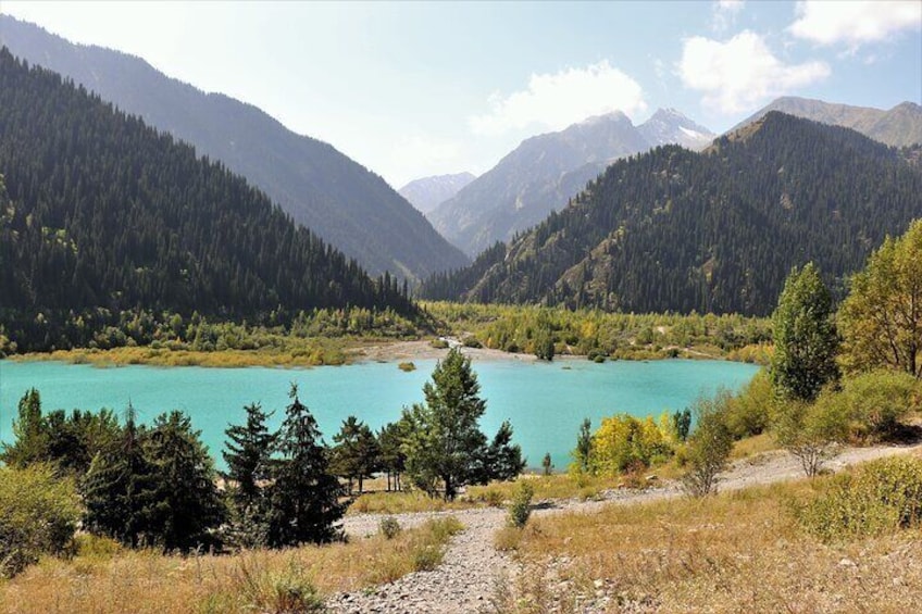 Lake Issyk with Bear Waterfall tour