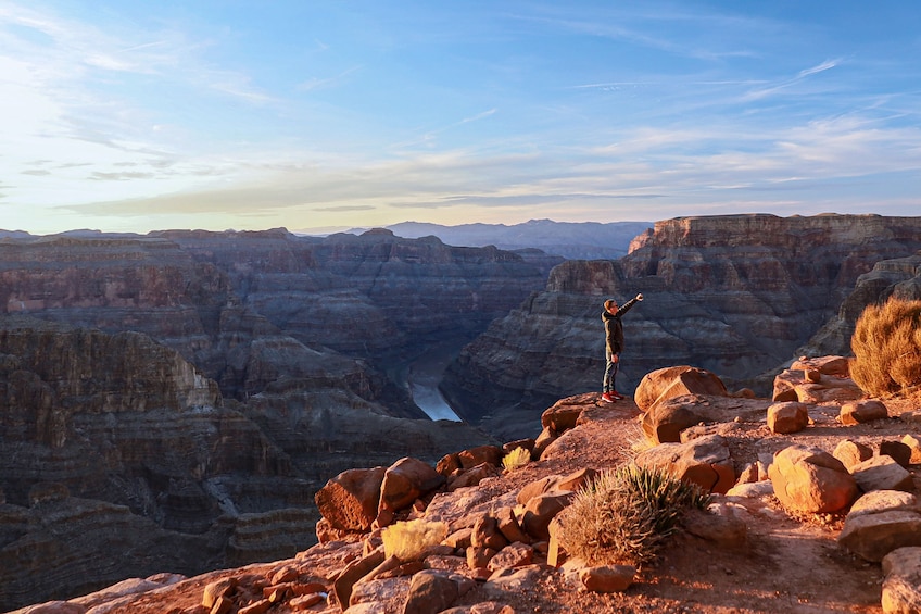 Grand Canyon West Airplane, & Helicopter Tour with optional Skywalk