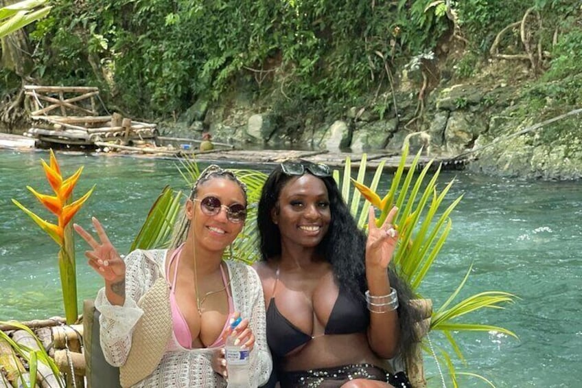 Jamaica Adventure: Bamboo Rafting, Negril Beach & Rick's Sunset