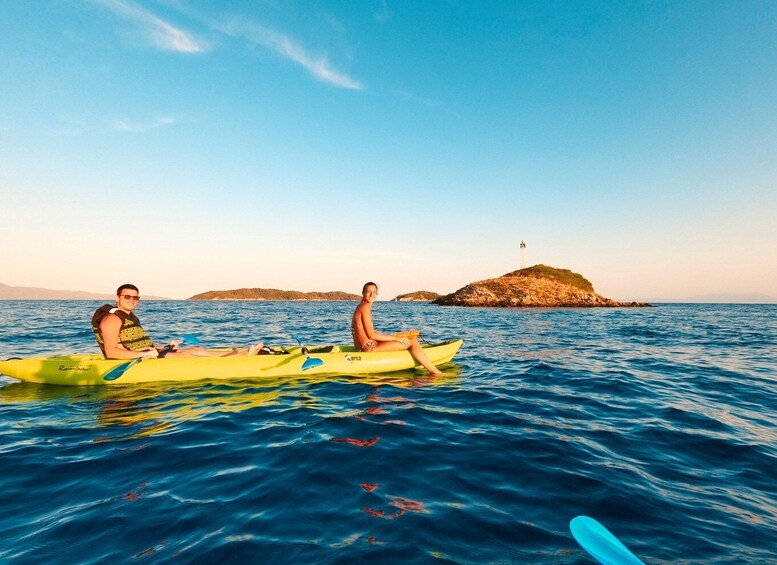Picture 30 for Activity Skiathos: Guided SUP or Sea Kayaking Tour with Swim Stop