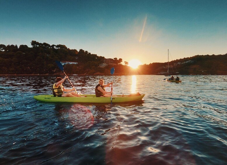 Picture 31 for Activity Skiathos: Guided SUP or Sea Kayaking Tour with Swim Stop