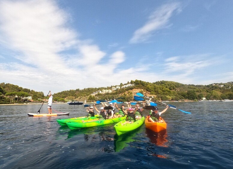 Picture 26 for Activity Skiathos: Guided SUP or Sea Kayaking Tour with Swim Stop