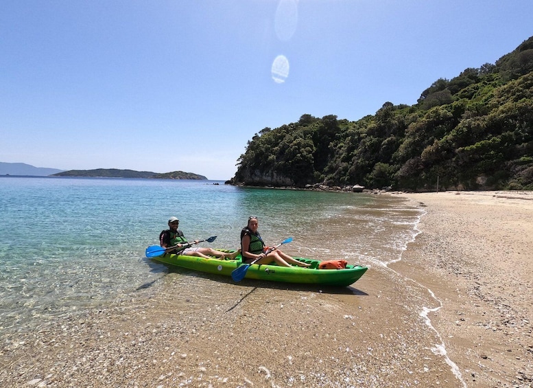 Picture 19 for Activity Skiathos: Guided Sea Kayaking Tour with Swim Stop