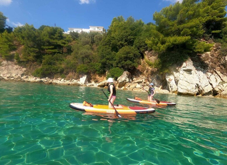 Picture 14 for Activity Skiathos: Guided SUP or Sea Kayaking Tour with Swim Stop