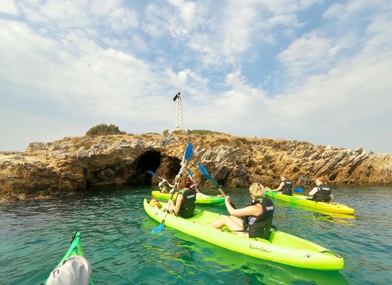 Picture 32 for Activity Skiathos: Guided SUP or Sea Kayaking Tour with Swim Stop