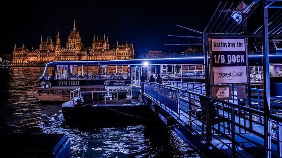 Budapest Danube 1 Hour Sunset or Night Cruise with Audio Guide
