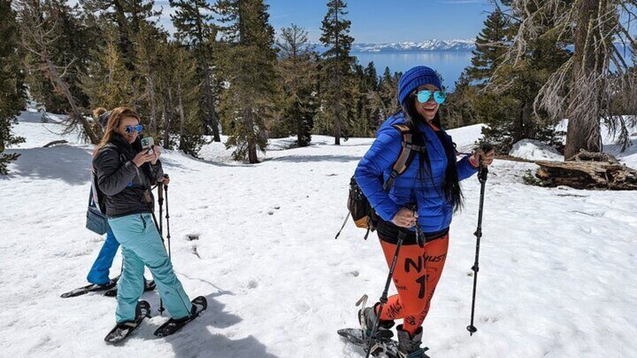 Panoramic views of Tahoe from Chickadee Ridge