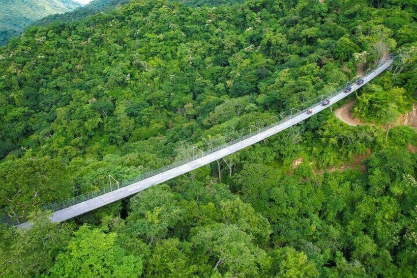 New Suspension Bridge on Jorullo Point Route