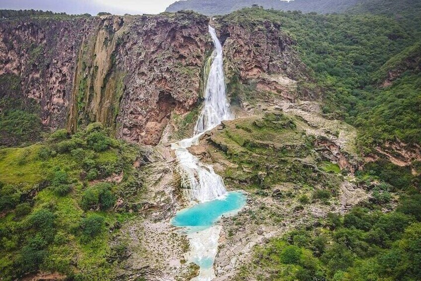 Wadi Darabat - Travertine Waterfall