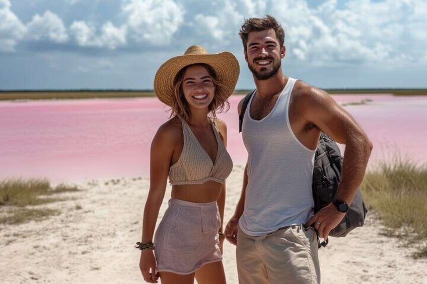 Explore Yucatán's Pink Lagoons! Join us to see the vibrant pink lakes and diverse wildlife at Rio Lagartos. Expert-guided adventure for unforgettable memories. 