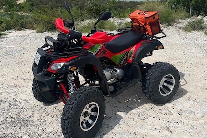 Caicos Banks Turquoise Water and Brewery quad bike Tour