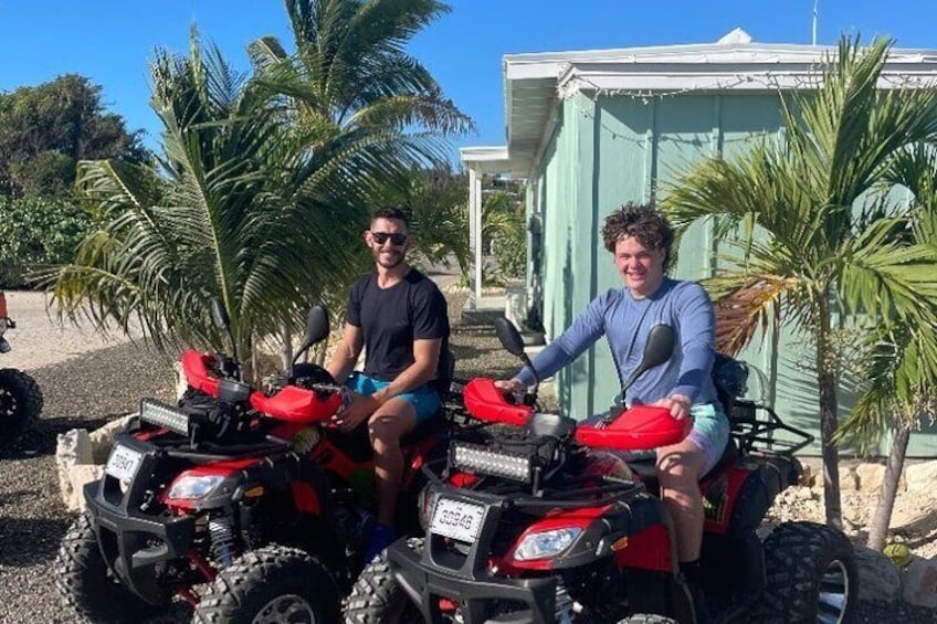 Caicos Banks Turquoise Water and Brewery ATV Tour 