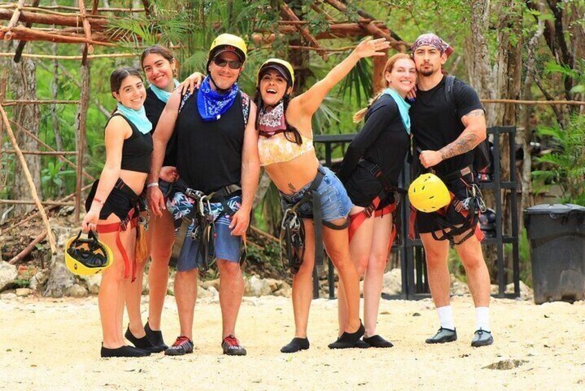 Wild Tulum Day: ATV Tour + Zip Lines + Cenote + Rappel & Lunch!