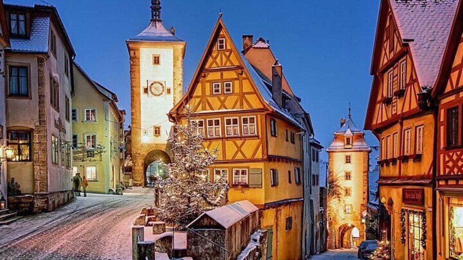 from Frankfurt: historic treasure Rothenburg, private 1 day Tour