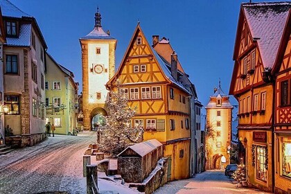 fra Frankfurt: historisk skat Rothenburg, privat 1-dages tur