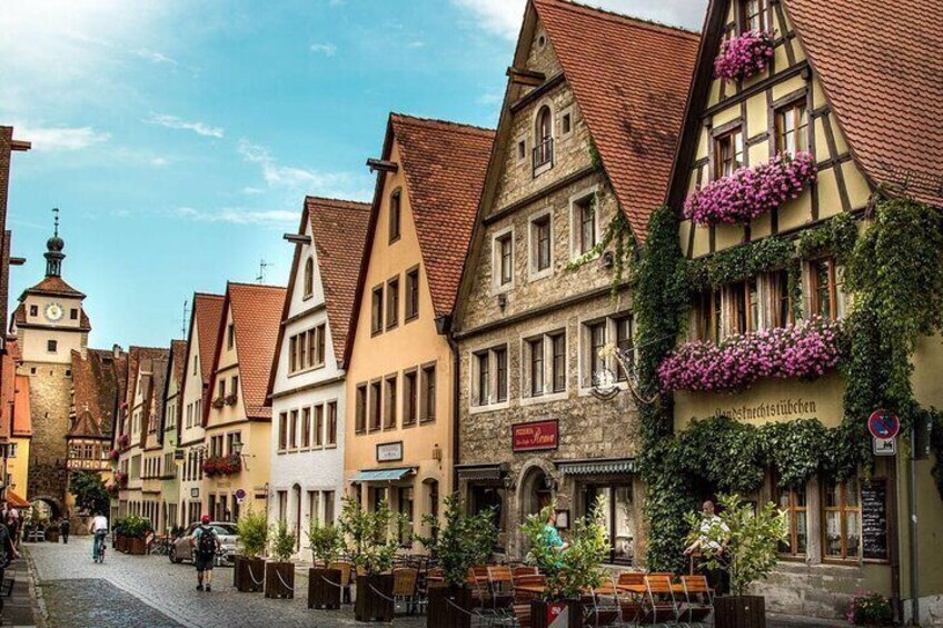 from Frankfurt: historic treasure Rothenburg, private 1 day Tour