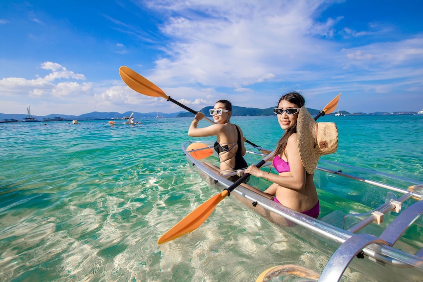 A day at the beach of Coral Island