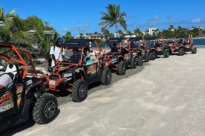 Caicos Banks Turquoise Water and Brewery UTV Tour 