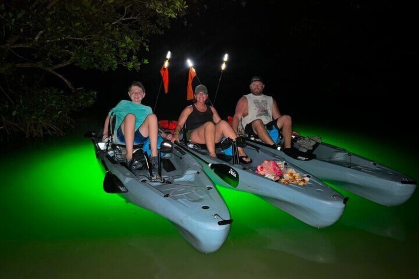 Guided Glow LED Kayak Sunset Activity in Bonita Springs