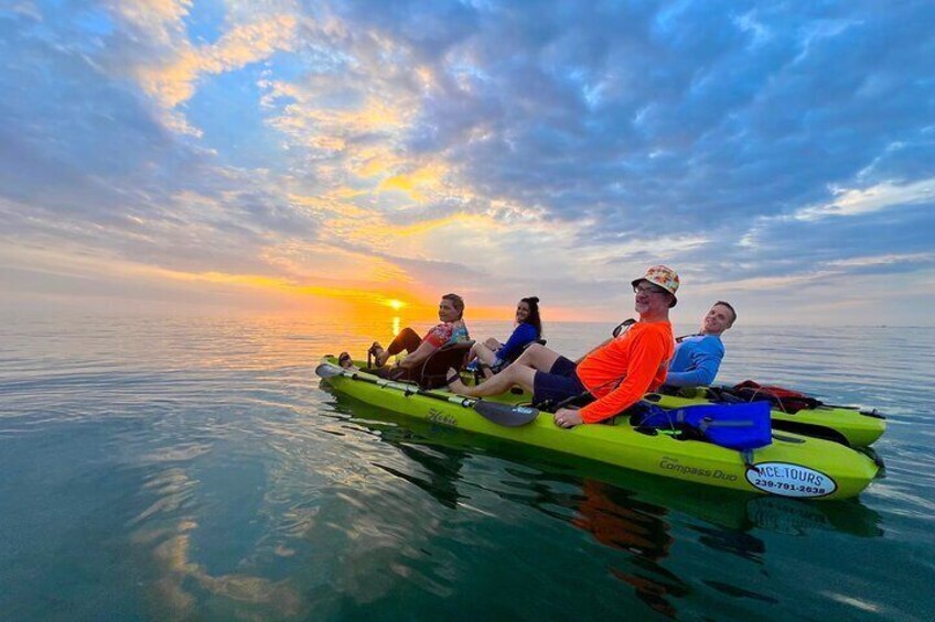 Guided Glow LED Kayak Sunset Activity in Bonita Springs