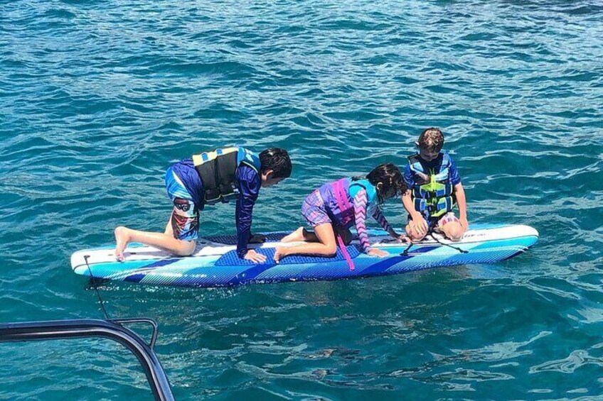 Standup Paddle Lessons, Kids Standup paddle boards, Summer Camp, After school Programs, Wavestorm Soft top Paddleboards