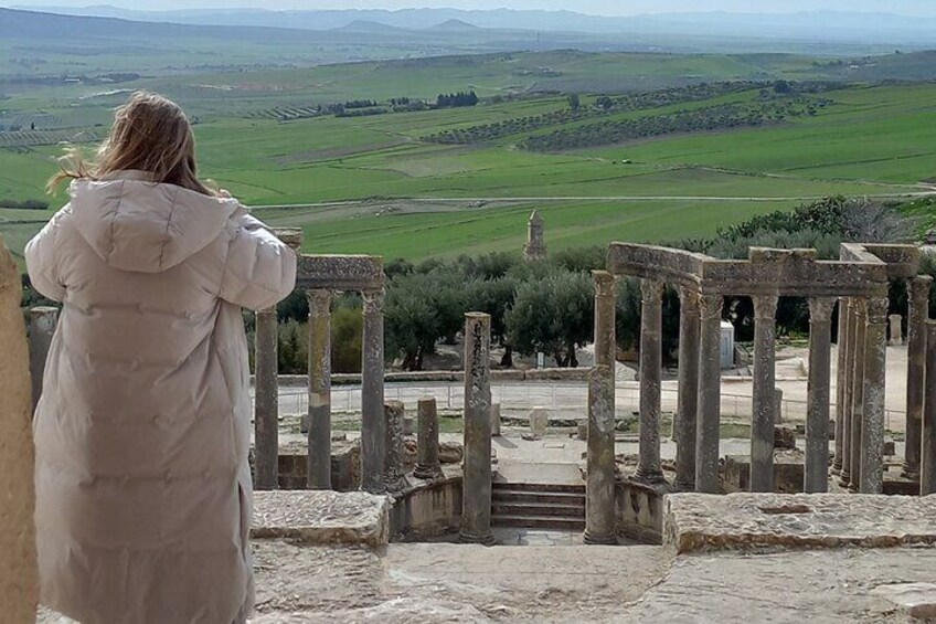 Daytrip to Archeological sites of Dougga Tuburbo Majus from Tunis
