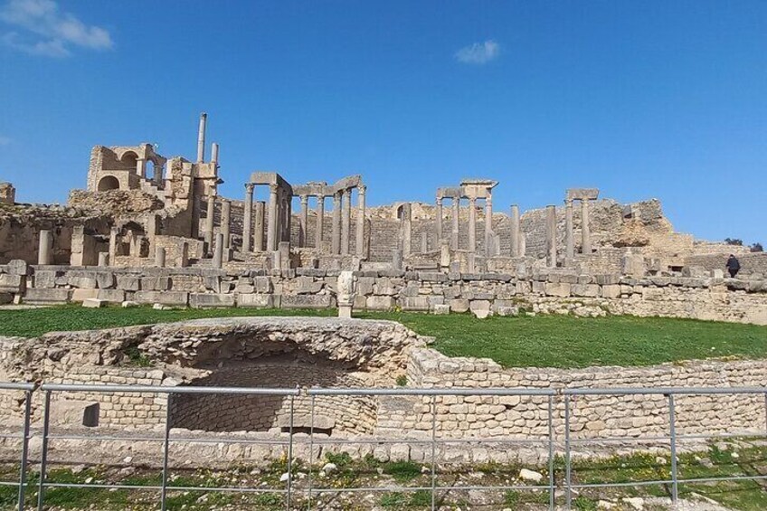 Daytrip to Archeological sites of Dougga Tuburbo Majus from Tunis
