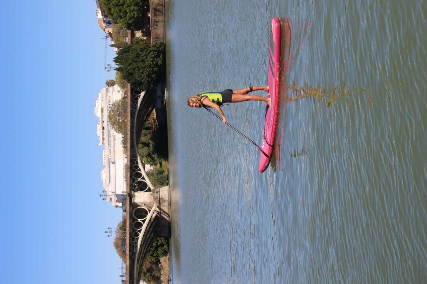 Picture 1 for Activity Sevilla: Guadalquivir River Paddle Boarding Trip