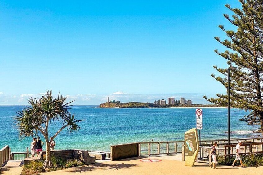 Mooloolaba vista from the start of the boardwalk.