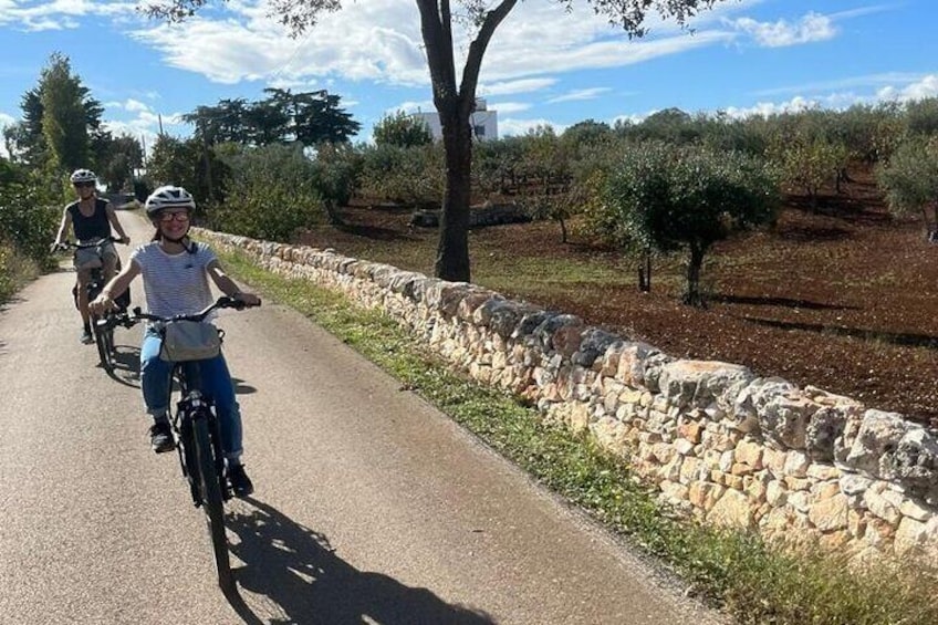 Bike Tour in Alberobello with Visit to a Donkey Farm