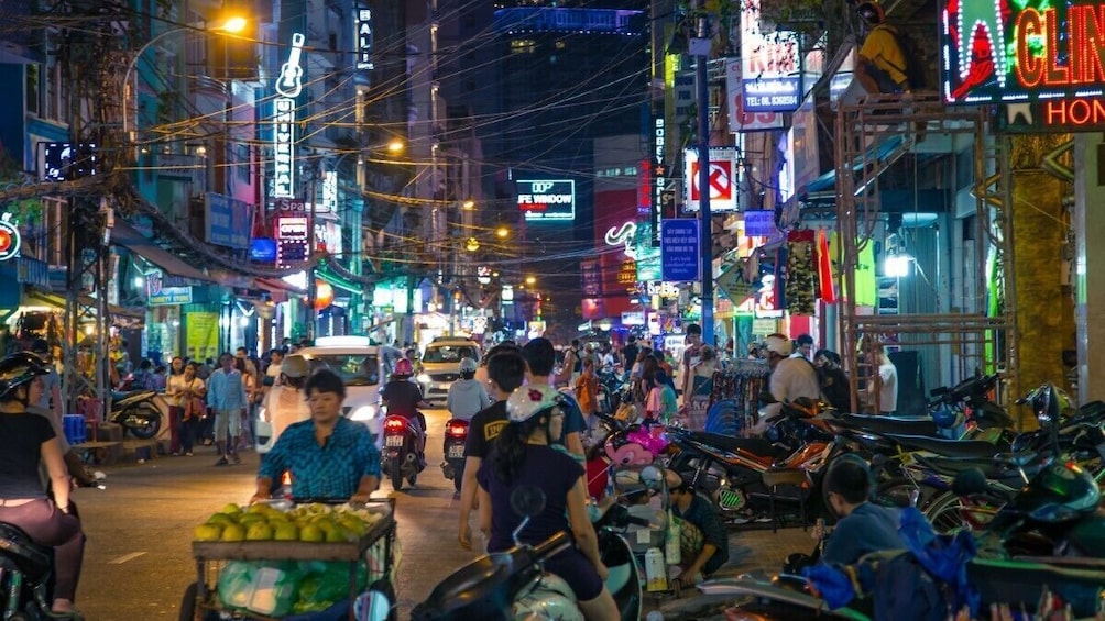 Saigon After Dark Jeep Tour: Night Street Food & Live Music Adventure