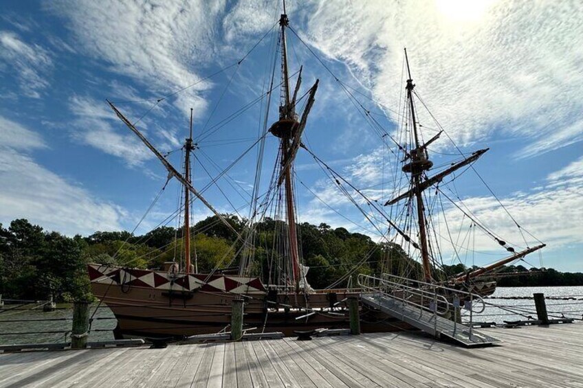 Replica of the original ship that sailed to Jamestown in 1607