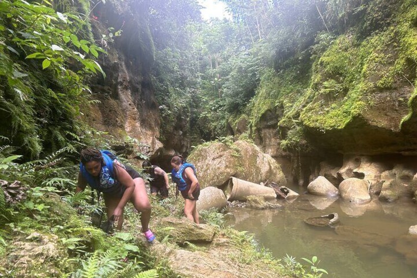 Charco Azul, Hidden Caves, Waterfalls, Beach, Free Adult Drinks 