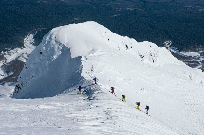 Ski and Traverse Villarrica Volcano to Geometric Hot Springs