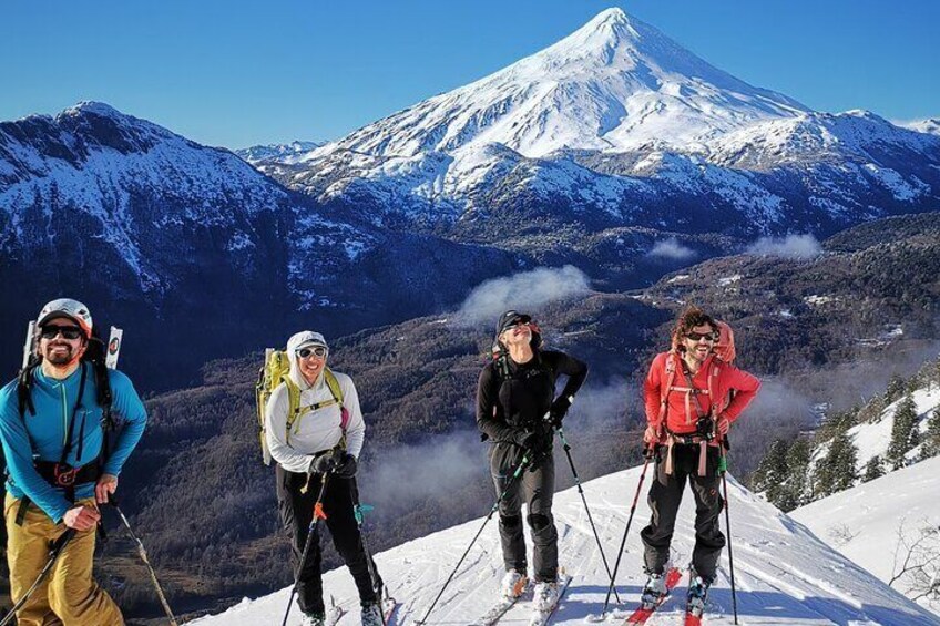 Ski and Traverse Villarrica Volcano to Geometric Hot Springs