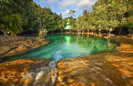 Krabi: Tiger Temple, Hot Springs & Crystal Pool Jungle Tour