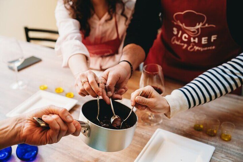 Chef Secrets in Private Cooking Lesson with Starred Chef
