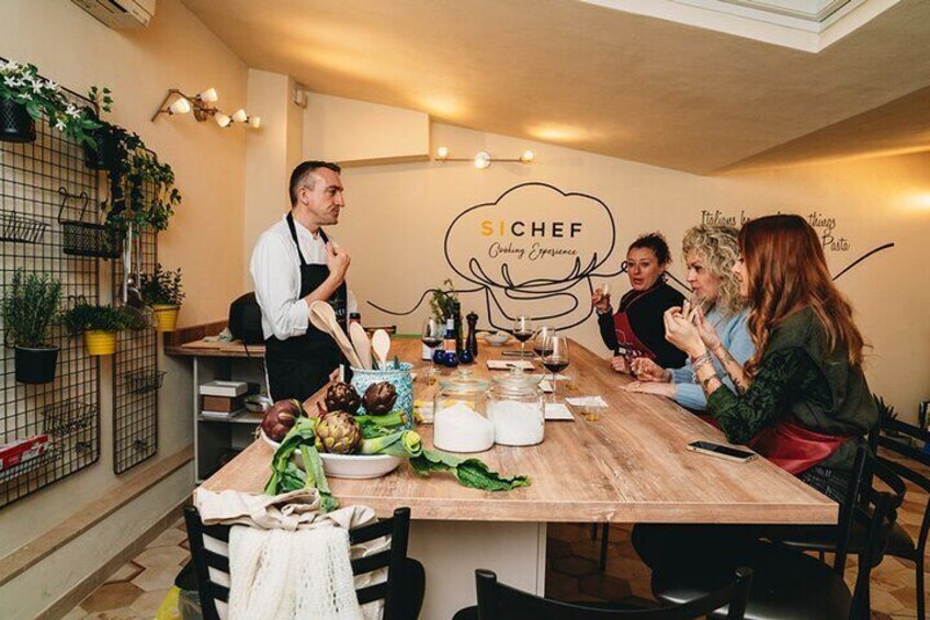 Chef Secrets in Private Cooking Lesson with Starred Chef